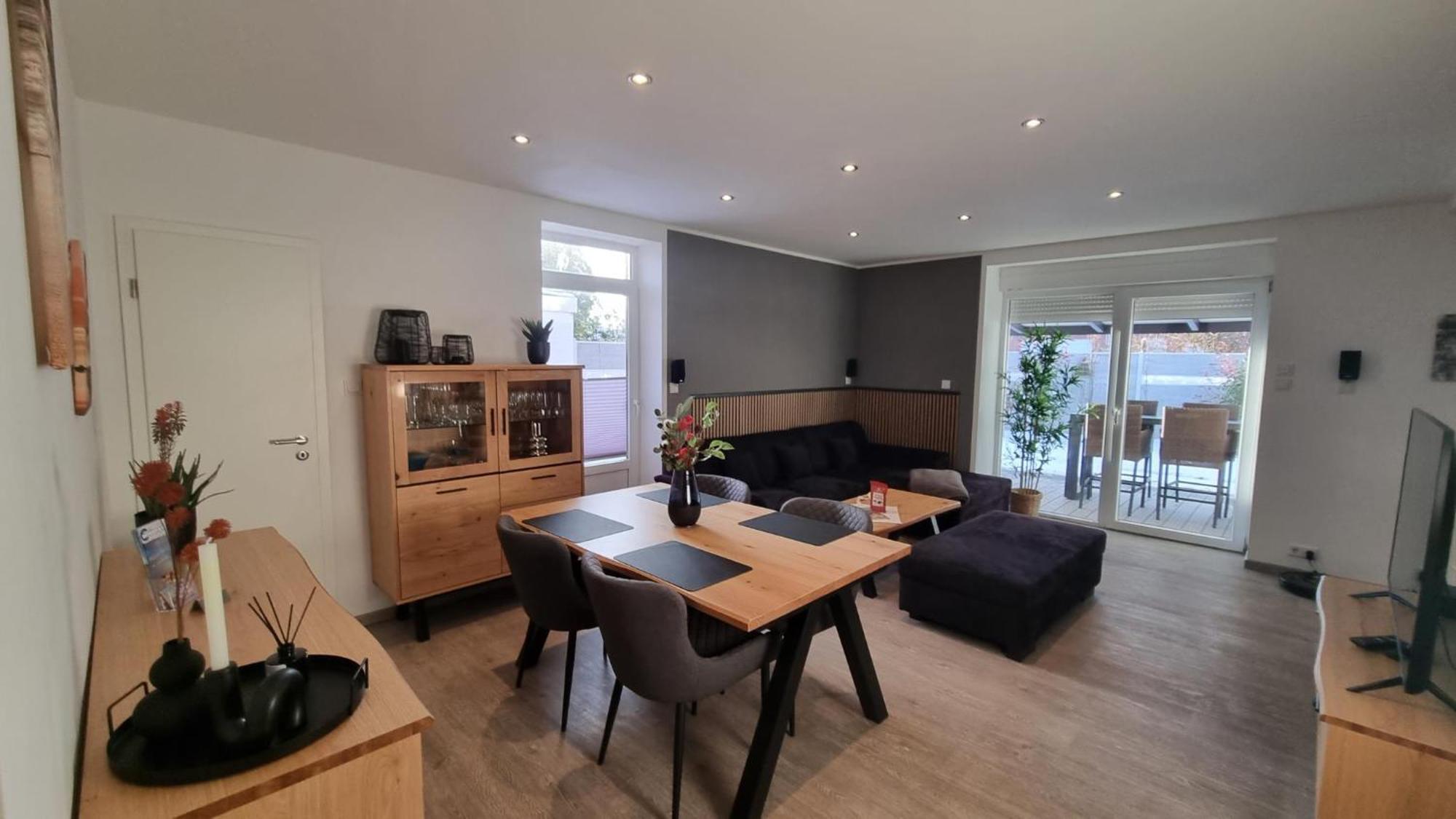 Ferienhaus Hornhecht Dornumersiel Esterno foto